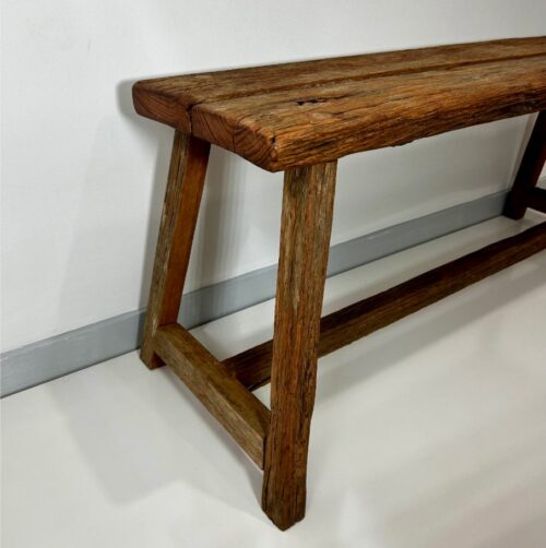 Rustic Farmhouse Bench – Crafted from Recycled Fences - Image 11