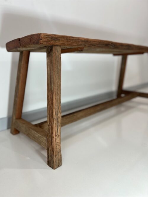 Rustic Farmhouse Bench – Crafted from Recycled Fences - Image 8