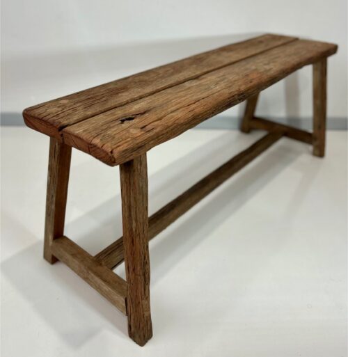 Rustic Farmhouse Bench – Crafted from Recycled Fences