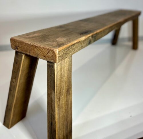 Angled Leg Bench – Elegant Single Piece Design