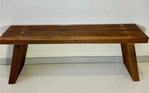 Sturdy Angled Leg Bench – Made with 50mm Thick Recycled Wood - Image 7