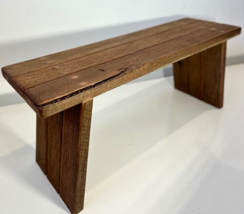 Angled Leg Bench – Crafted with Recycled Wood - Image 5