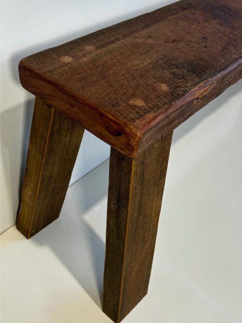 Recycled Hardwood Bench (1400L x 240W x 450H) - Image 5