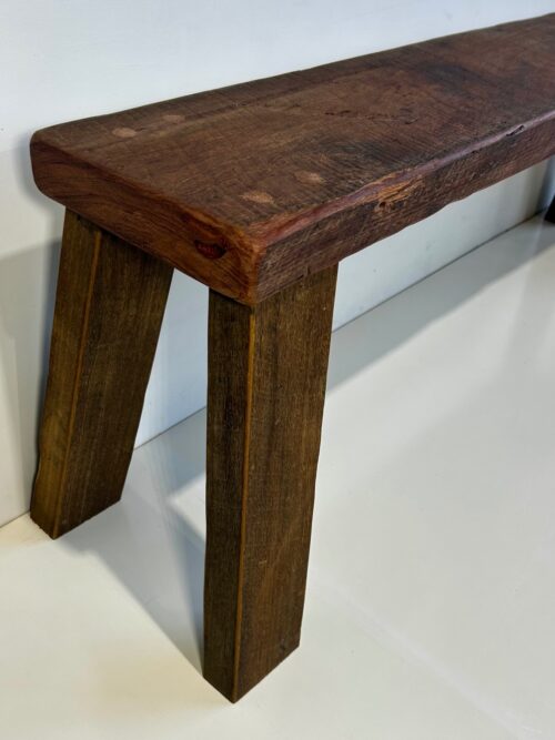 Recycled Hardwood Bench (1400L x 240W x 450H) - Image 2
