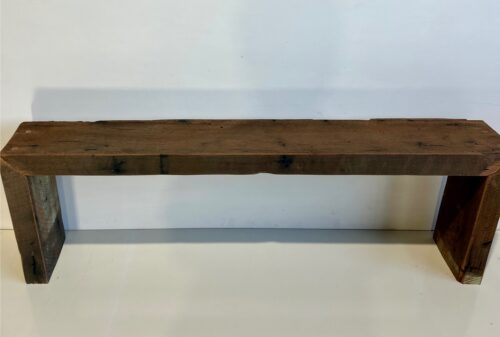 Chunky Recycled Hardwood Bench (1700 x 265 x 432mm) - Image 5