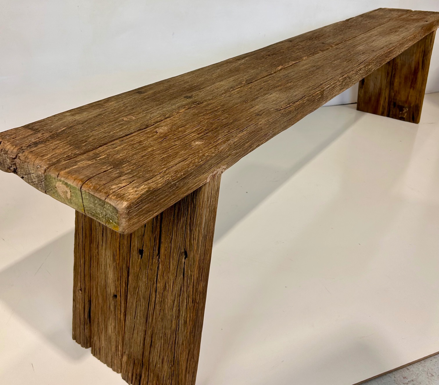 Handcrafted from wharf hardwood with angled legs - 1800 length - Image 2